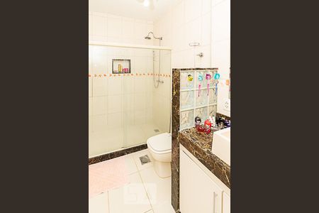 Banheiro Social - 2 de apartamento para alugar com 3 quartos, 108m² em Laranjeiras, Rio de Janeiro