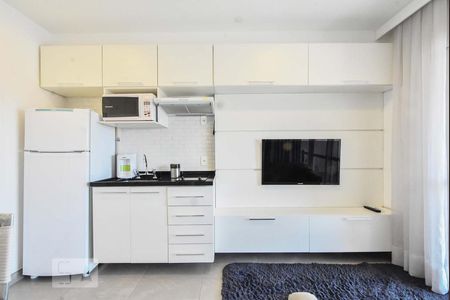 Sala de kitnet/studio à venda com 1 quarto, 33m² em Brooklin Paulista, São Paulo