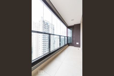 Varanda de apartamento para alugar com 1 quarto, 42m² em Brooklin Paulista, São Paulo