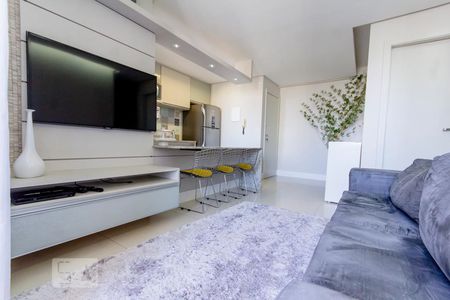 Sala de apartamento para alugar com 2 quartos, 56m² em Jardim Goiás, Goiânia