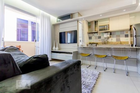 Sala de apartamento para alugar com 2 quartos, 56m² em Jardim Goiás, Goiânia