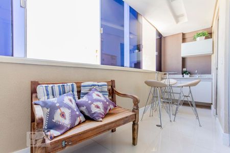 Sacada de apartamento para alugar com 2 quartos, 56m² em Jardim Goiás, Goiânia