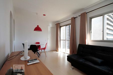Sala de apartamento para alugar com 1 quarto, 50m² em Bela Vista, São Paulo
