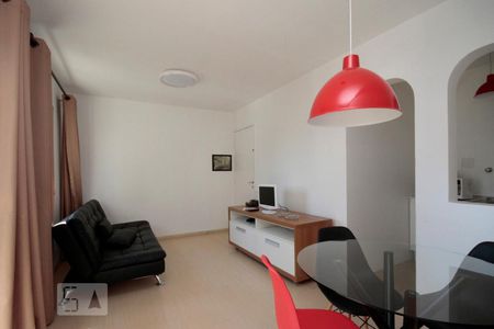Sala de apartamento para alugar com 1 quarto, 50m² em Bela Vista, São Paulo