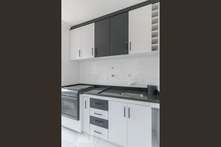 Cozinha de apartamento à venda com 2 quartos, 51m² em Vila Guiomar, Santo André