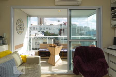 Janela da sala de kitnet/studio para alugar com 1 quarto, 42m² em Vila Mariana, São Paulo