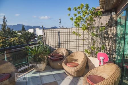 Varanda de apartamento à venda com 5 quartos, 600m² em Recreio dos Bandeirantes, Rio de Janeiro