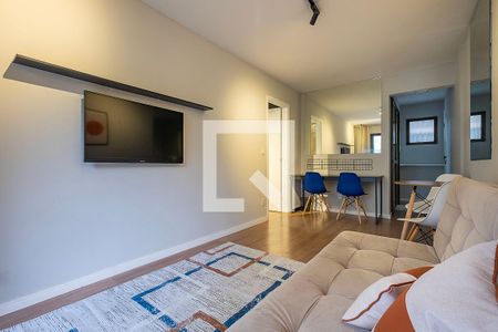 Sala de apartamento à venda com 1 quarto, 48m² em Perdizes, São Paulo