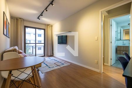 Sala de apartamento à venda com 1 quarto, 48m² em Perdizes, São Paulo