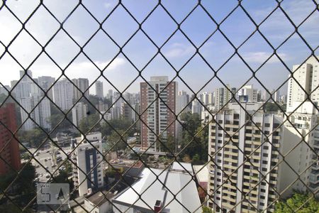 Vista da varanda de apartamento para alugar com 3 quartos, 128m² em Vila Andrade, São Paulo