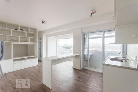 Sala/Cozinha de apartamento para alugar com 1 quarto, 37m² em Campo Belo, São Paulo