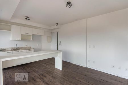 Sala/Cozinha de apartamento para alugar com 1 quarto, 37m² em Campo Belo, São Paulo