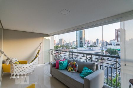 Varanda Gourmet de apartamento à venda com 3 quartos, 170m² em Jardim, Santo André