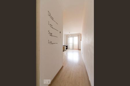 Entrada do imóvel com vista para sala  de apartamento para alugar com 3 quartos, 59m² em Tatuapé, São Paulo