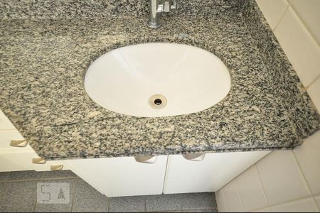 Apartamento para alugar com 59m², 2 quartos e 2 vagasDetalhe do banheiro