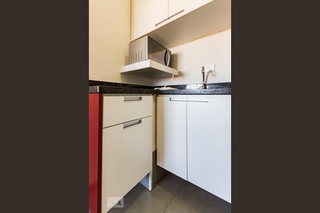Cozinha de kitnet/studio à venda com 1 quarto, 26m² em Jardim Chapadão, Campinas
