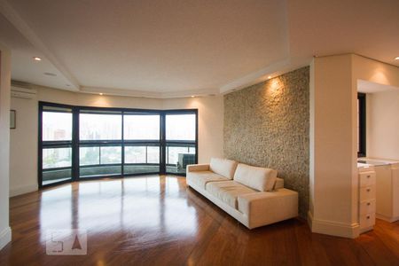 Sala de apartamento à venda com 3 quartos, 168m² em Campo Belo, São Paulo