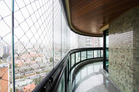Varanda de apartamento à venda com 3 quartos, 168m² em Campo Belo, São Paulo