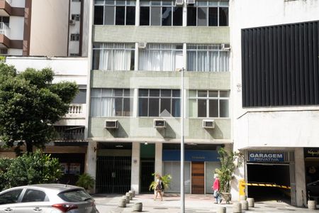 Fachada do Prédio de apartamento para alugar com 1 quarto, 55m² em Botafogo, Rio de Janeiro