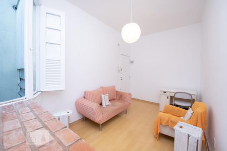 Sala de apartamento à venda com 1 quarto, 28m² em Humaitá, Rio de Janeiro