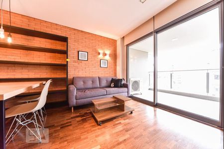 Sala de apartamento à venda com 1 quarto, 68m² em Vila Nova Conceição, São Paulo