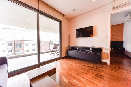 Sala de apartamento à venda com 1 quarto, 68m² em Vila Nova Conceição, São Paulo