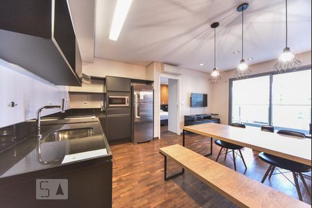 Sala de apartamento à venda com 1 quarto, 68m² em Vila Nova Conceição, São Paulo