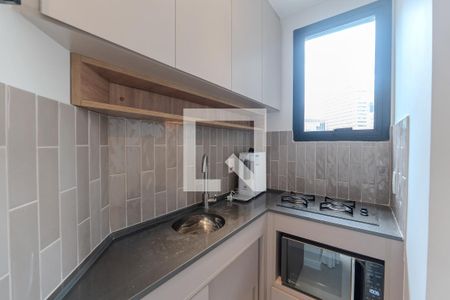Cozinha de apartamento para alugar com 1 quarto, 48m² em Consolação, São Paulo