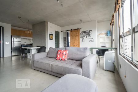 Sala de apartamento à venda com 1 quarto, 69m² em Jardim das Acácias, São Paulo