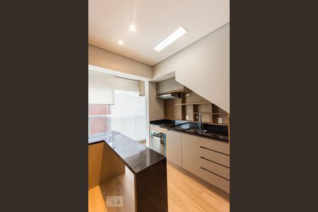 cozinha de apartamento para alugar com 1 quarto, 55m² em Vila Olímpia, São Paulo