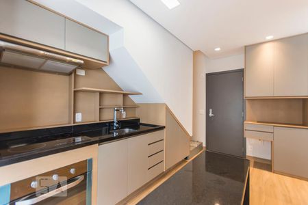 Cozinha de apartamento para alugar com 1 quarto, 55m² em Vila Olímpia, São Paulo