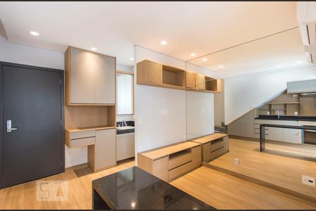 Sala/Cozinha de apartamento para alugar com 1 quarto, 55m² em Vila Olímpia, São Paulo