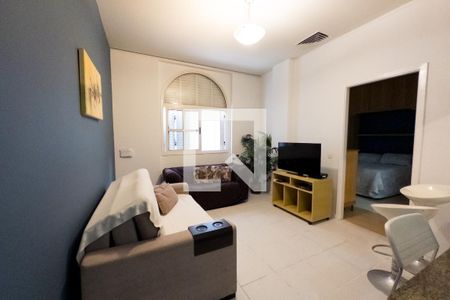 Sala de apartamento para alugar com 1 quarto, 40m² em Copacabana, Rio de Janeiro