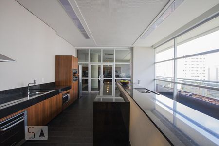 Studio à venda com 50m², 1 quarto e 1 vagaChurrasqueira