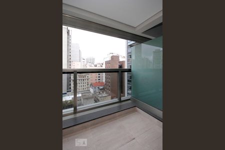 Varanda de kitnet/studio para alugar com 1 quarto, 28m² em República, São Paulo