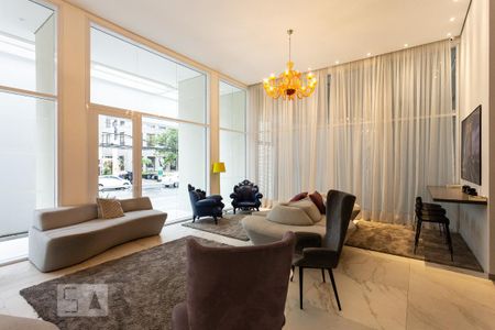 Studio para alugar com 51m², 1 quarto e 1 vaga Studio para alugar com 51m², 1 quarto e 1 vagaHall social