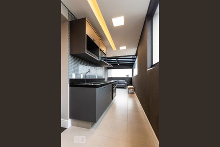 Cozinha de kitnet/studio para alugar com 1 quarto, 51m² em Vila Olímpia, São Paulo