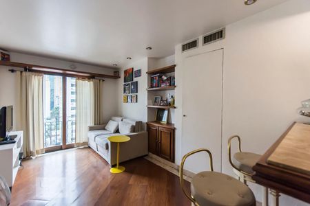 Sala de apartamento para alugar com 1 quarto, 47m² em Itaim Bibi, São Paulo