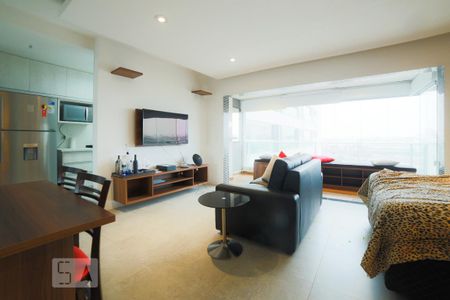 Sala de kitnet/studio para alugar com 1 quarto, 49m² em Campo Belo, São Paulo