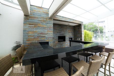 Churrasqueira de kitnet/studio para alugar com 1 quarto, 49m² em Campo Belo, São Paulo