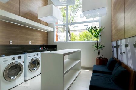 Studio para alugar com 45m², 1 quarto e 1 vagaÁrea comum - Lavanderia coletiva
