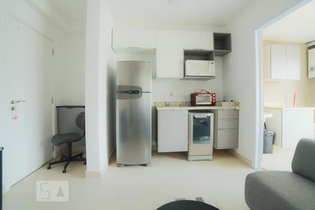 Cozinha de kitnet/studio à venda com 1 quarto, 35m² em Santo Amaro, São Paulo