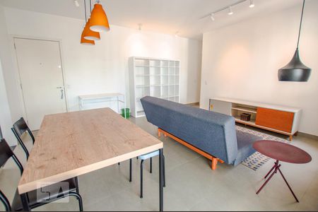 Sala de apartamento para alugar com 1 quarto, 57m² em Barra Funda, São Paulo