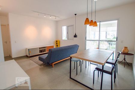 Sala de apartamento para alugar com 1 quarto, 57m² em Barra Funda, São Paulo