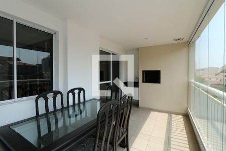 Área Gourmet de apartamento à venda com 2 quartos, 93m² em Vila Valparaíso, Santo André