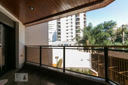 Varanda da Sala de apartamento para alugar com 4 quartos, 198m² em Vila Regente Feijó, São Paulo