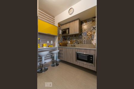 Studio à venda com 35m², 1 quarto e 1 vagaCozinha 