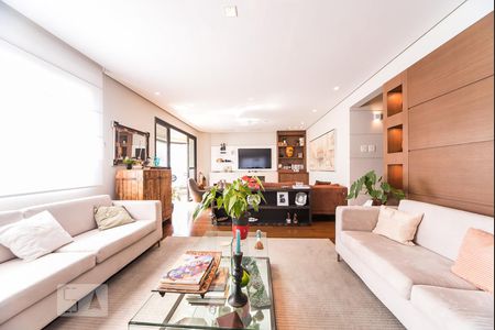 Sala de apartamento para alugar com 4 quartos, 220m² em Indianópolis, São Paulo