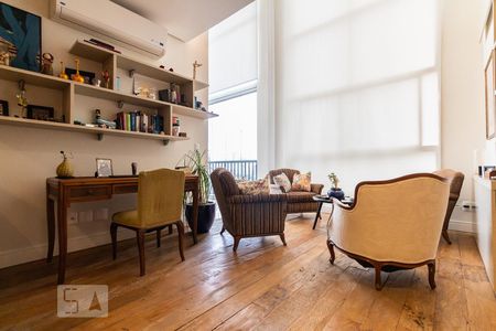 Sala de apartamento para alugar com 1 quarto, 86m² em Cidade Monções, São Paulo
