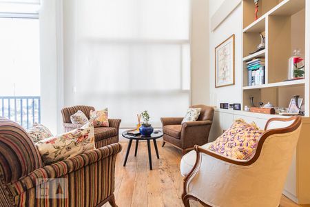 Sala de apartamento para alugar com 1 quarto, 86m² em Cidade Monções, São Paulo